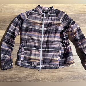 Outdoor Voices Jog Jacket Rainstorm Blur in XL